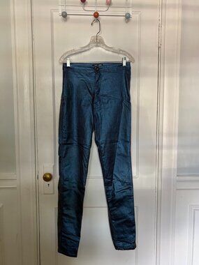 JC & JQ skinny stretch jeans faux leather